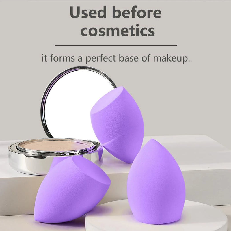 1 Peça De Ovo De Beleza Grosso Sem Pó Esponja Angular Em