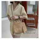 Bolsa feminina de palha praia com alça transversal modelo novo