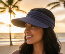 Viseira turbante com proteção solar UV