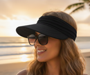 Viseira turbante com proteção solar UV