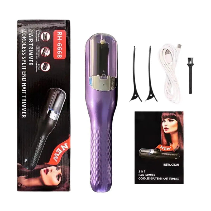 Split Ends Hair Trimmer Dry Damaged Remover Automatic Trim Split Professional Women Cordless Hair Cutting Machine Hair