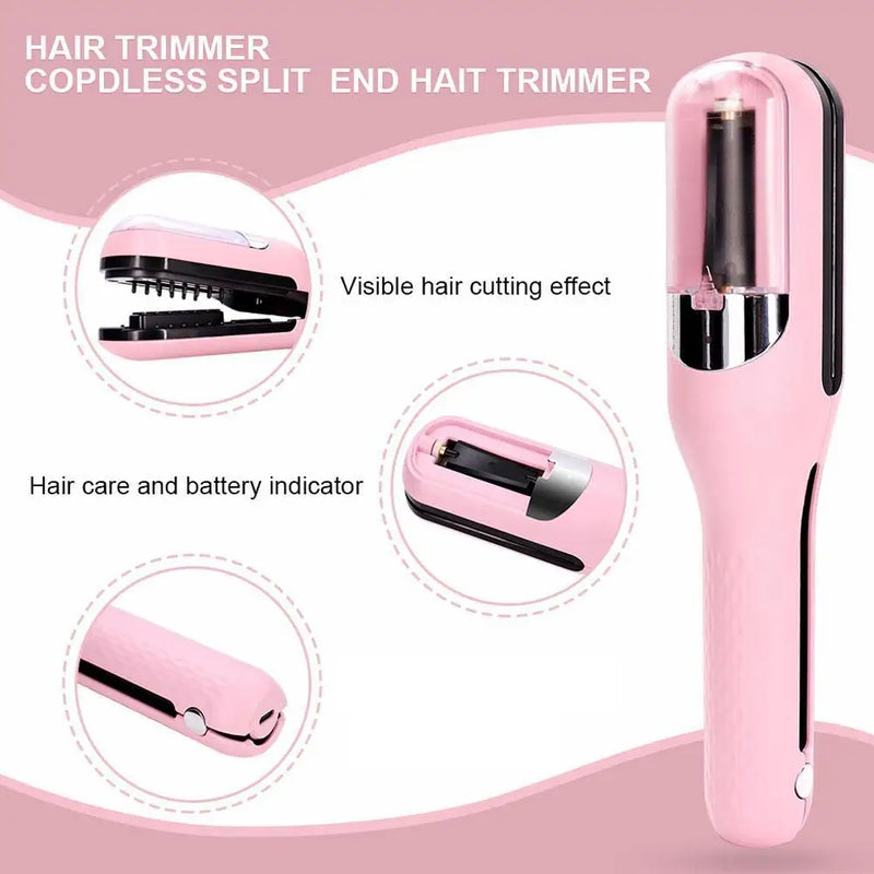Split Ends Hair Trimmer Dry Damaged Remover Automatic Trim Split Professional Women Cordless Hair Cutting Machine Hair