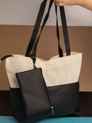 Bolsa de Praia Feminina Silicone Grande Com Necessaire Piscina Verão