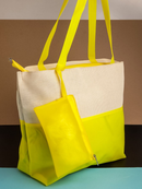 Bolsa de Praia Feminina Silicone Grande Com Necessaire Piscina Verão