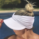 Viseira turbante com proteção solar UV