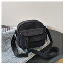 Corduroy Fashion Sólido Cor do Ombro Bolsa Mensageiro Bolsa Feminina 2025Novo Estilo ins Casual Bag(7030*2235)