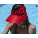 Viseira turbante com proteção solar UV chapéu de praia clube piscina esporte