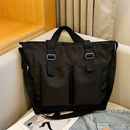 bolsa feminina transversal nylon impermeável grande capacidade 5007(sem pingente)