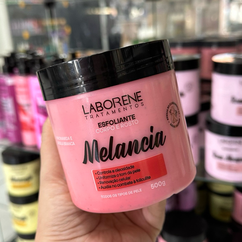 Esfoliante Corpo e Rosto Skincare Laborene 500g Auxilia no Clareamento de Áreas Escuras