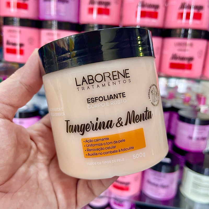 Esfoliante Corpo e Rosto Skincare Laborene 500g Auxilia no Clareamento de Áreas Escuras