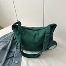 Bolsa de camurça com mini bolsa pingente