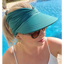 Viseira turbante com proteção solar UV
