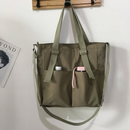 Bolsa feminina transversal em nylon impermeável