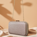 Clutch com brilho para festas - Acompanha alça