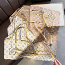 Lenço Feminino Luxo 90x90 em Cetim: Multiuso para Cabelo, Pescoço e Acessórios