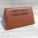 Carteira Feminina em couro premium com porta cartões cédulas documentos e porta moedas com ziper.