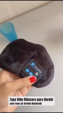 Tapa-olho com Fone Bluetooth