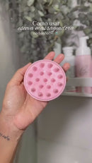 Escova De Shampoo De Silicone - Limpa E Remove Caspa