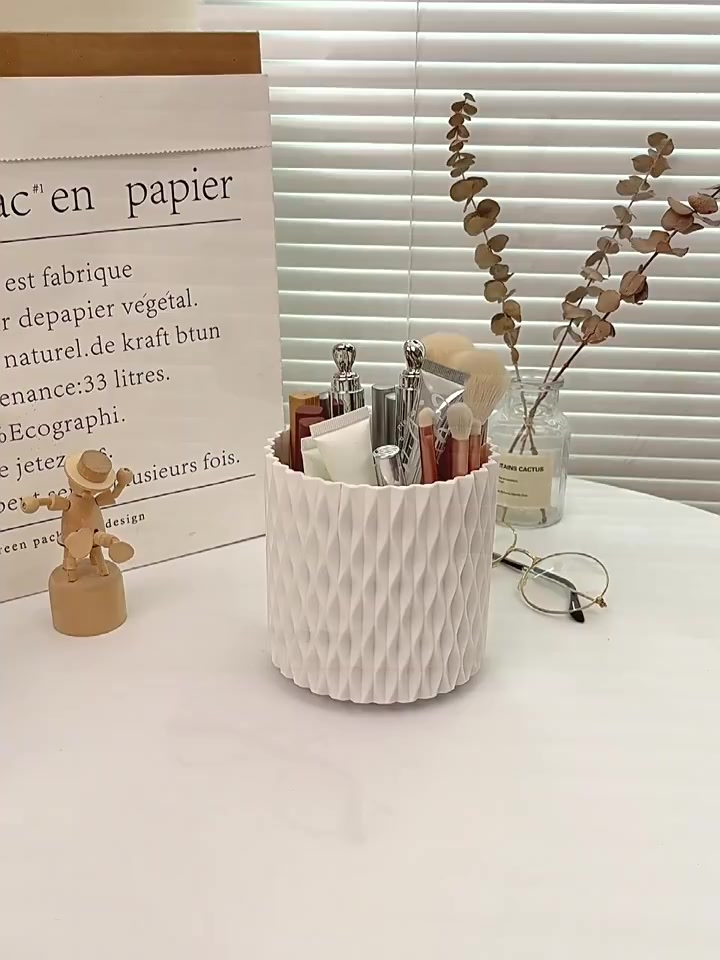 Porta-Pinceis Giratório de 360° para pincéis de maquiagem(Enviar imediatamente)