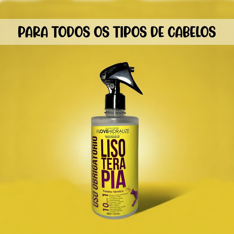 Spray Protetor Termico 10 em 1 Capilar Finalizador Lisoterapia Liso Extremo Hidralize 500mL