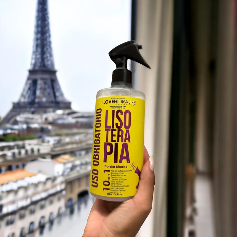 Spray Protetor Termico 10 em 1 Capilar Finalizador Lisoterapia Liso Extremo Hidralize 500mL