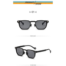 Óculos De Sol Quadrados Retrô UV400 Tons Gradientes Com Rebites Dobradiça De Metal Leopardo Para Homens E Mulheres