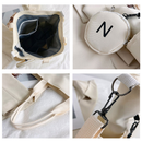 Bolsa universitária Tiracolo Oxford À Prova d'Água bolsa de ombro escolar Grande Capacidade para Sacolas Transversal