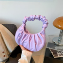 Bolsa de mão - Saco de Nuvem Pregueado