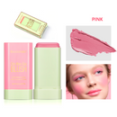 Cheek 3 em 1 – Bastão Cremoso Multifuncional: Batom, Blush e Iluminador