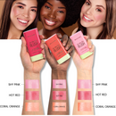 Cheek 3-em-1 Batom Tinted Blush Hidratante Bastão Cremoso Iluminador Blush Creme Blush Cosméticos Tubos Matte Contorno
